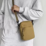 Sac Banane Bandouliere Homme Beige Kaki