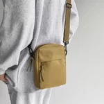 Sac Banane Bandouliere Homme Beige 2