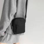 Sac Banane Bandouliere Homme Noir 2