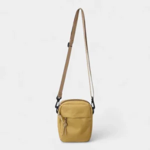 sac banane bandoulière homme beige