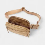 sac-banane-couleur-or-compartiment-filet-arriere sac banane couleur or compartiment à filet poche arrière