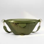 sac banane femme velours côtelé vert clair