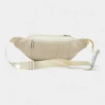 sac banane homme cuir blanc cassé crème poche arrière