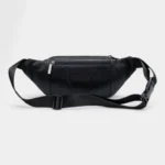 sac banane homme cuir noir poche arrière