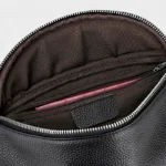 sac banane homme luxe taille standard poche zippée intérieure