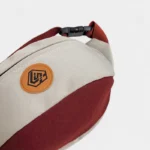 sac-banane-homme-tendance-gris-bordeaux-rouge-dessous-polyester sac banane homme tendance gris et rouge bordeaux dessous du sac et texture