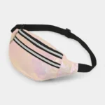 sac banane or rose poudré vue de côté