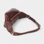 sac-banane-simili-cuir-marron-cote sac banane simili cuir marron lanière réglable