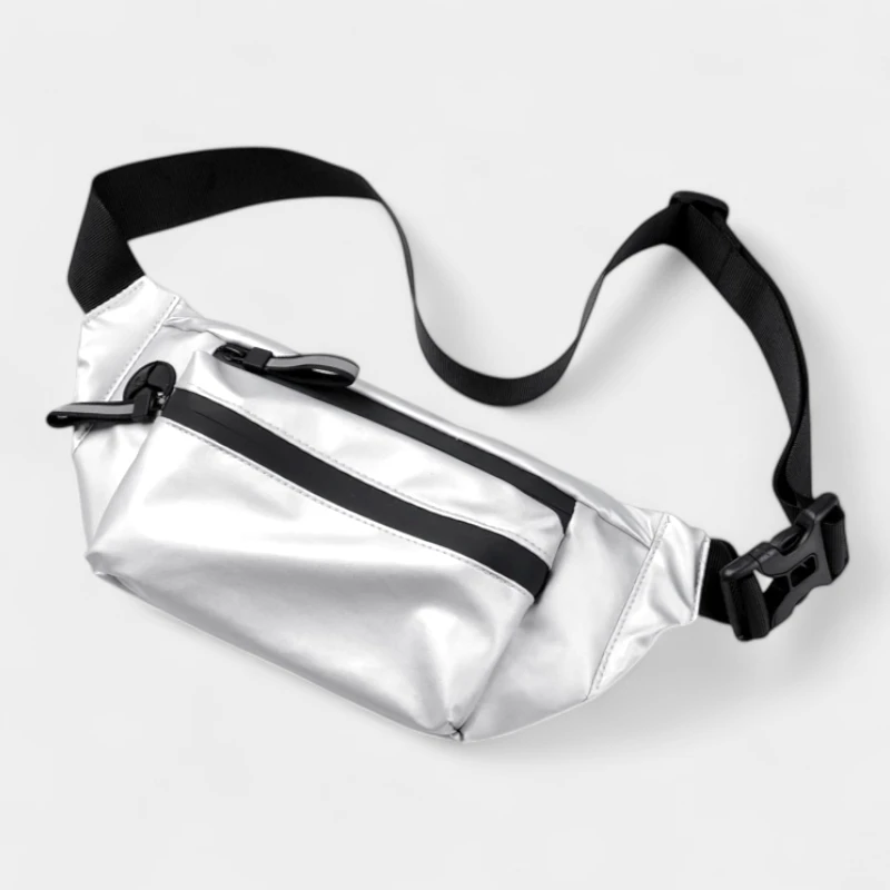 Sac Banane Femme Cuir PU Imperméable - 31x13x8,5 Cm | Sacoche De Taille Ajustable Pour Randonnée, Voyage