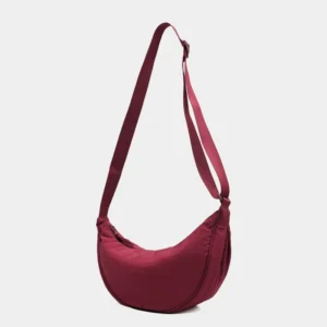 Sac Banane Tissu bordeaux