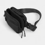 petit sac banane homme noir double poches