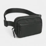 petit sac banane homme noir vue de côté