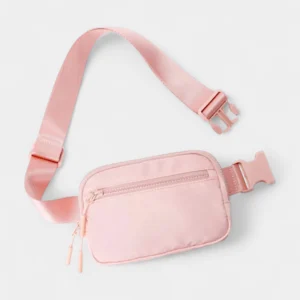 petit sac banane homme rose pâle pastel barbapapa