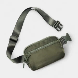 petit sac banane homme vert kaki armée foncé