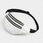 sac banane irisé blanc nacré vue de côté