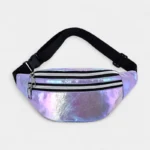 sac banane irisé bleu violet