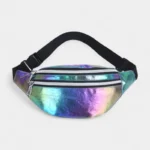 sac banane irisé multicolore