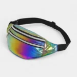 sac banane irisé multicolore vue de côté