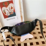 sac banane sirène arrière en simili-cuir