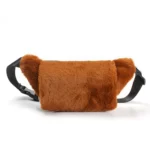 sac banane hiver marron camel