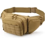 sac banane militaire beige