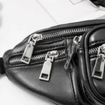 Sac Banane Rock Tirettes de Fermetures Éclaires Épaisses