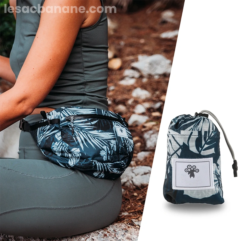 Sac Banane Pentagon Minor – 1,3 L – Polyester Ripstop 640D – 3 Poches Zippées – Idéal Voyage Léger