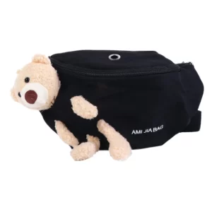 sac banane teddy noir