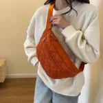 Sac Banane Matelassé orange