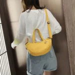 Sac Banane en Forme de Banane en Toile de Coton