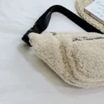 Sac Banane Moumoute Blanche boucles