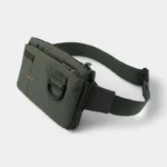 petit-sac-banane-vert-kaki-armee-vue-de-cote petit sac banane vert kaki vue de côté