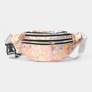 sac banane brillant doré
