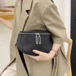 sac banane chic noir