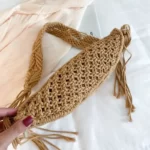 sac banane crochet dessous