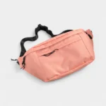 sac banane grand format rose saumon trois poches