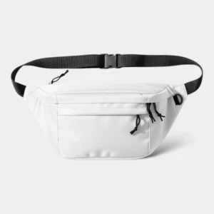 sac banane grand format blanc