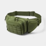 sac banane militaire vert kaki armée avec de nombreuses poches