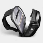 sac banane sécurisé noir poches intérieures et compartiments