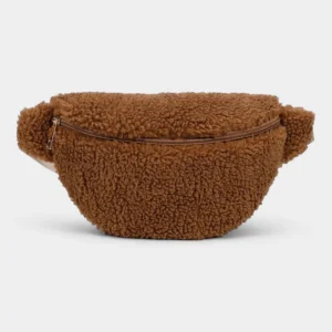 sac banane sherpa marron