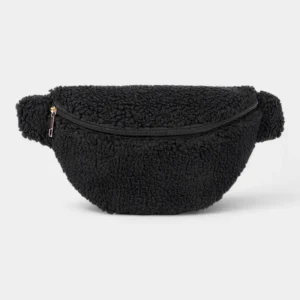 sac banane sherpa noir