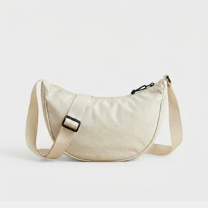 sac banane tendance couleur blanc cassé crème