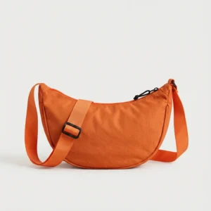 sac banane tendance couleur orange corail
