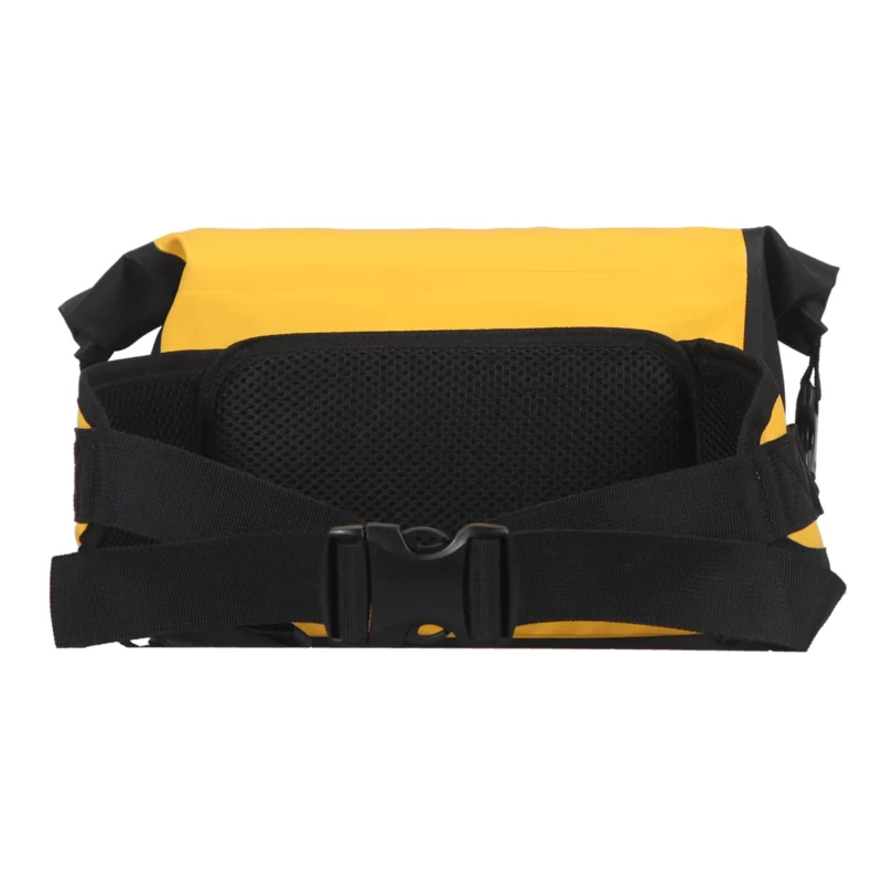 Sac Banane Waterproof – 5 Poches Zippées, Sangle Réglable, Pour Sport, Voyage, Rando – Nylon Léger – Couleur Blanc