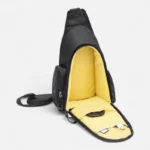 sac-photo-banane-noir-grande-poche sac photo banane noir petites poches à l'intérieur