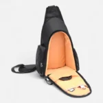 sac-photo-banane-noir-grande-poche sac photo banane noir petites poches à l'intérieur