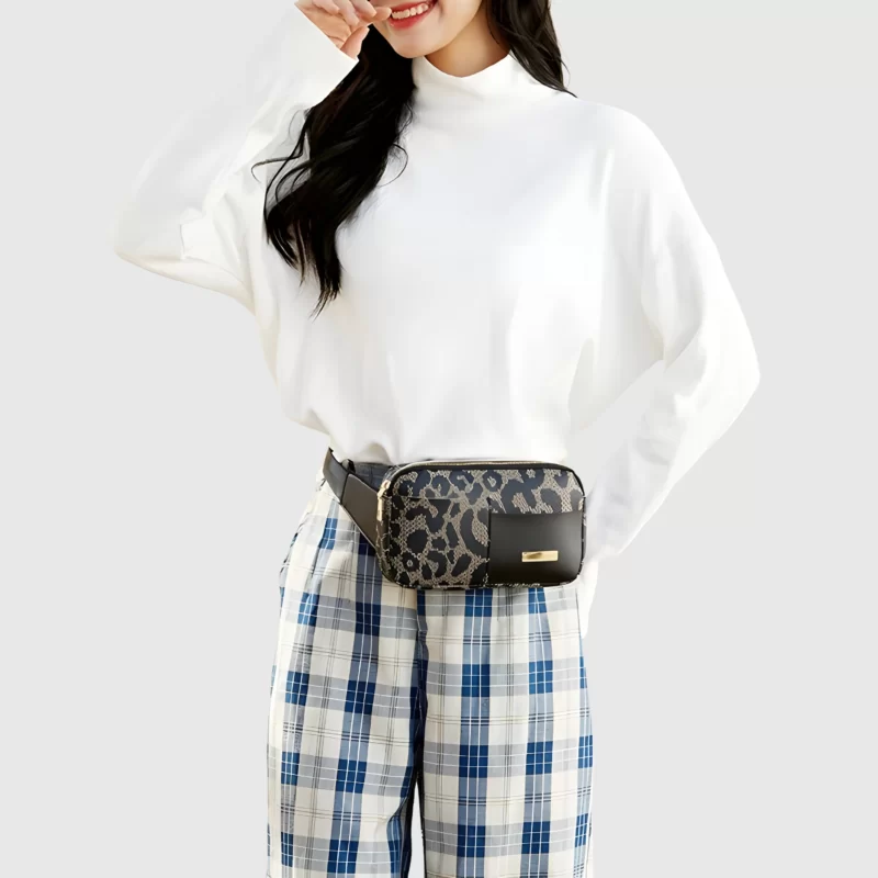 Banane Leopard Cuir à la taille