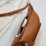 Banane Velours Côtelé Camel poche arrière