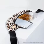 Sac Banane Leopard Cuir poche