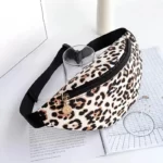 Sac Banane Leopard cuir motif